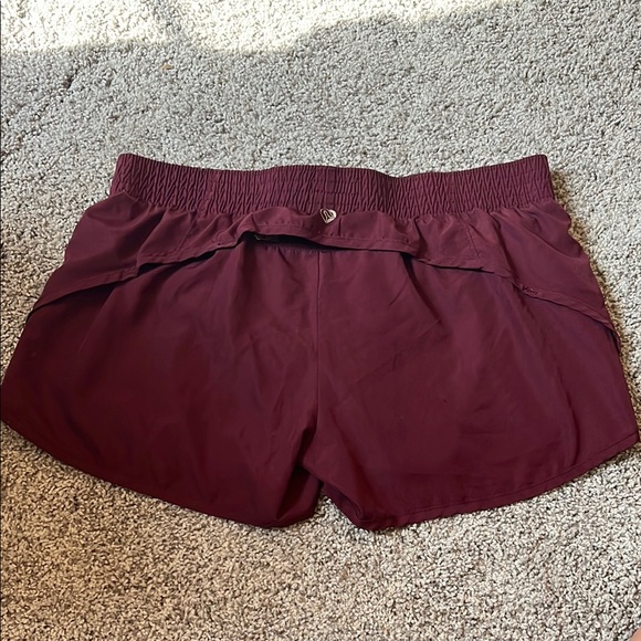 Maroon Women's Athletic Shorts - Picture 4 of 7